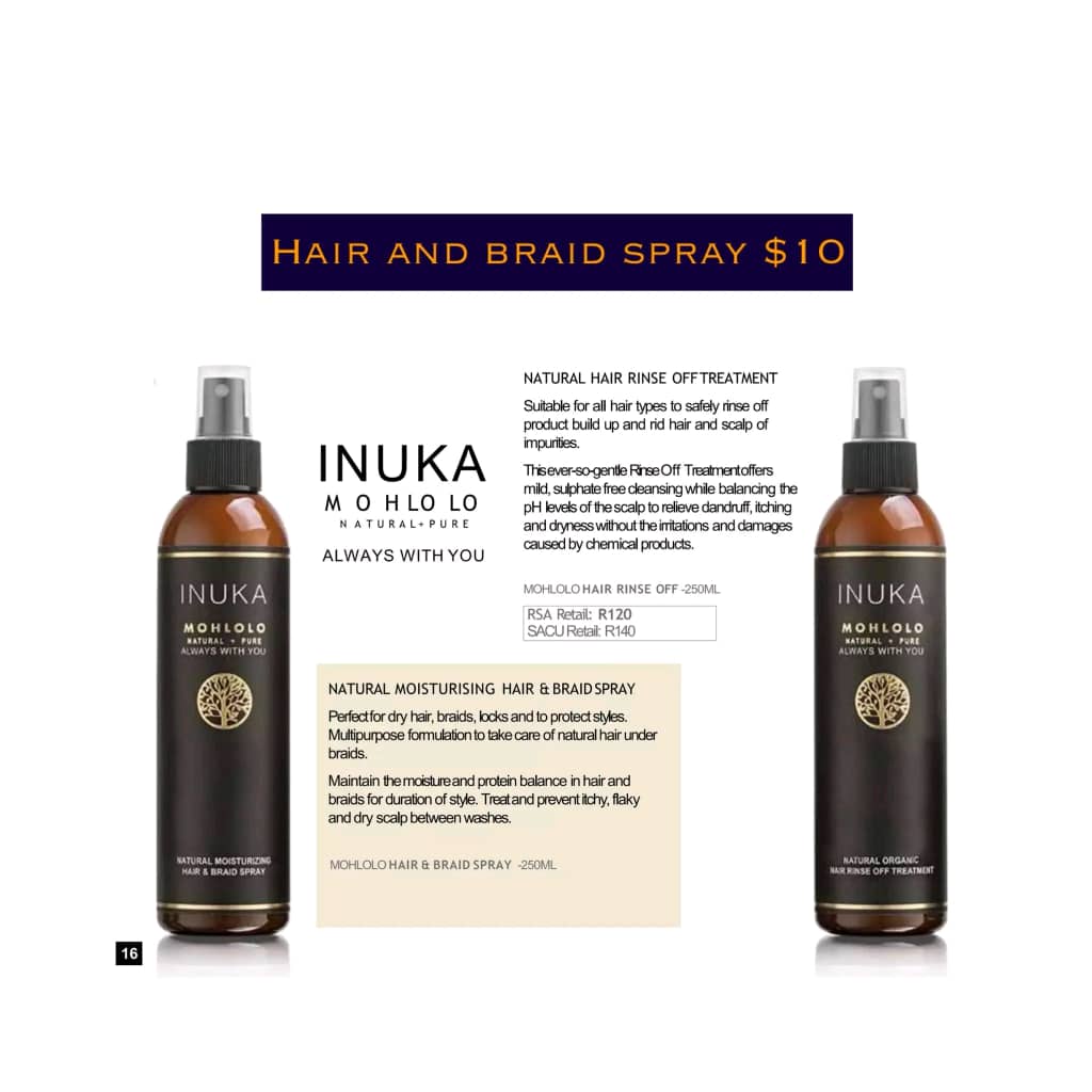 Inuka Hair & Braid Spray